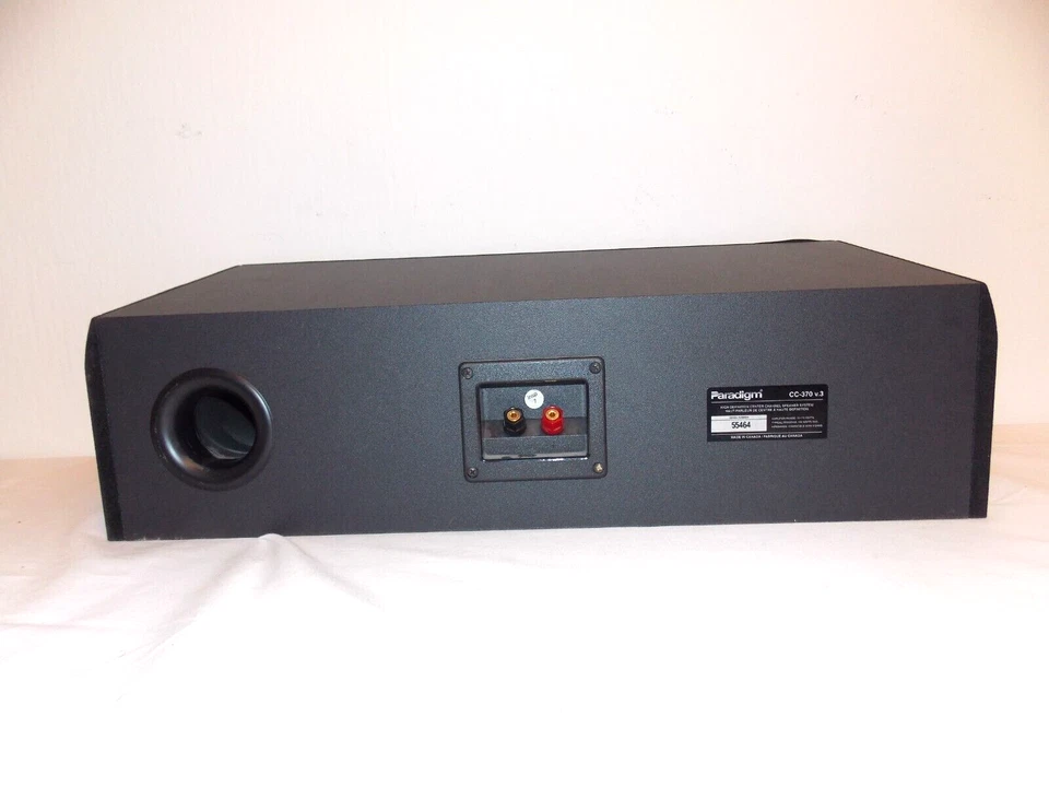 PARADIGM CC-370 V3  2-WAY 3-SPEAKER 10-175 WATT 8 OHM CENTER SPEAKER - Image 3 of 4