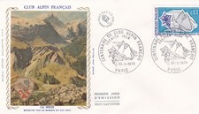 FRANCE 1974 FDC CLUB ALPIN FRANCAIS YT 1788