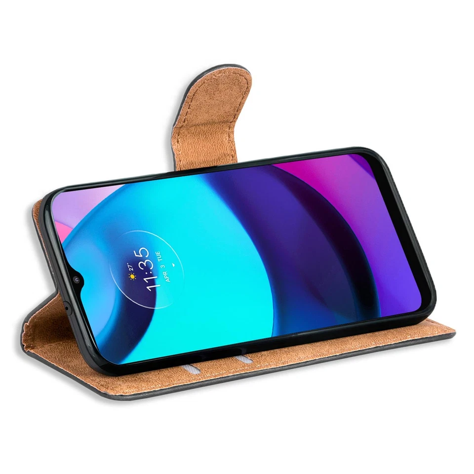 Schutz Hülle Für Motorola Moto G31 G41 Handy Klapp Schutz Tasche Book Flip Case - Bild 3 von 4