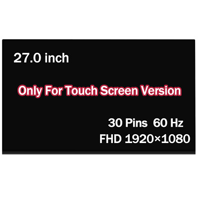 For HP All-in-One 27-D 27-dp0032ds 27.0'' Touch LCD Screen Replacement Display