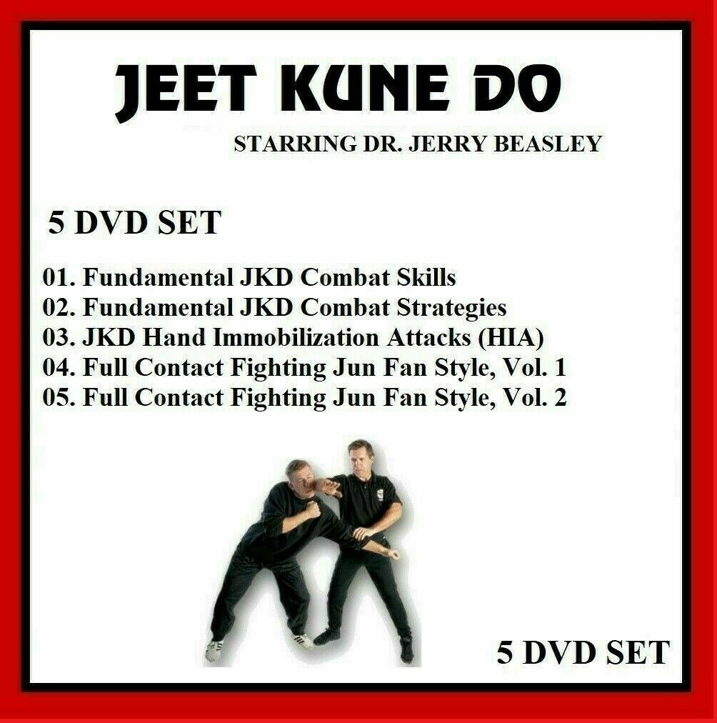 JEET KUNE DO 5 DVD set w Jerry Beasley jkd kung fu instructional