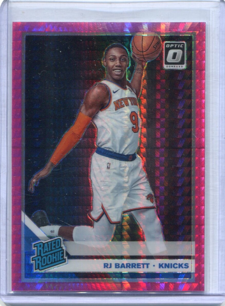 2019-20 Optic - RJ BARRETT - Pink Hyper Rated Rookie #178 - NEW YORK KNICKS