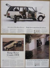 1993 Range Rover Ad (2); Road test (LWB)