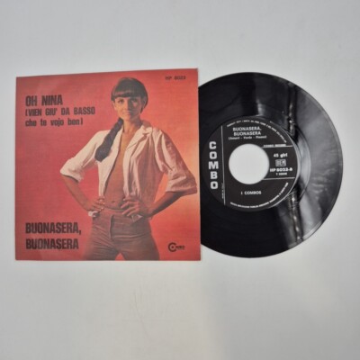 LP 45 Runden I Combos - Oh Nina HP 8023 Chanson Pop Italienische Musik 