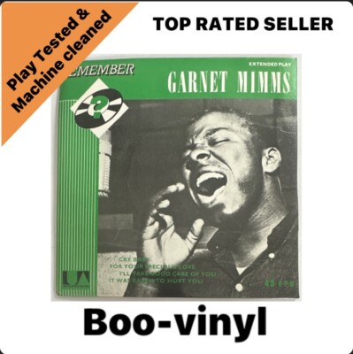 Garnett Mimms ~ Remember United Artists 4 Track 7'' EP Record NM/EX