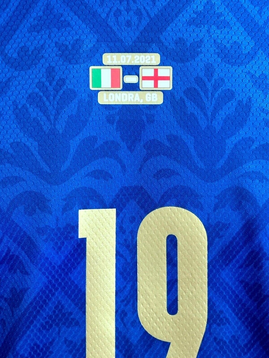 Maillot Italie Bonucci - Puma, Porté Match, Finale Euro, Avec COA