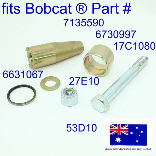for Bobcat Bobtach Oil Seal Pivot Pin Wear Bush Repair Kit T550 T590 T595 Bucket