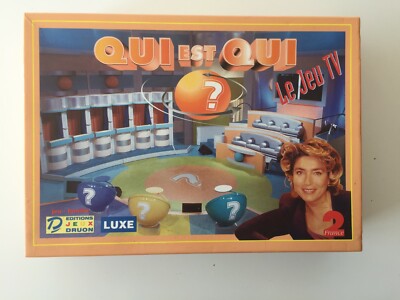 Jeu "Qui Est Qui ?" Standard Adapté De L'émission TV France 2 - Complet, éditeur Druon, Occasion