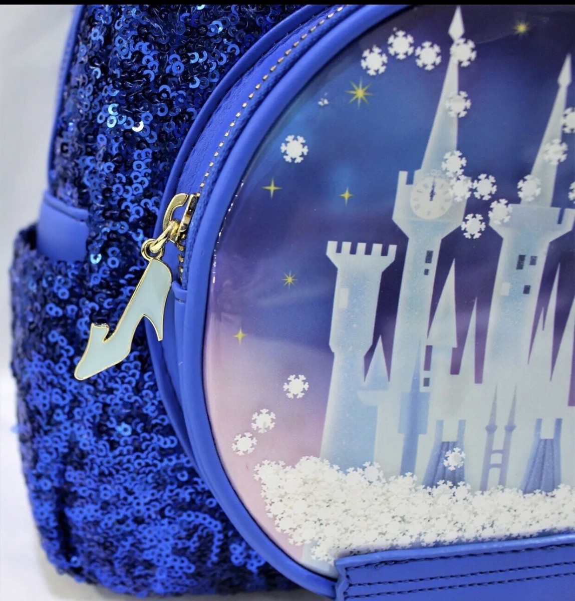 Loungefly Disney Castle Snowglobe Mini Backpack | eBay display picture 3