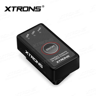 XTRONS Mini Bluetooth OBDII OBD2 Auto-Diagnose Scanner Adapter für Android