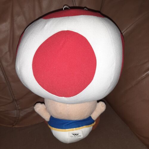 Very Rare Super Mario Bros DX Plush TOAD Nintendo Japan 2005 World - Picture 2 of 5