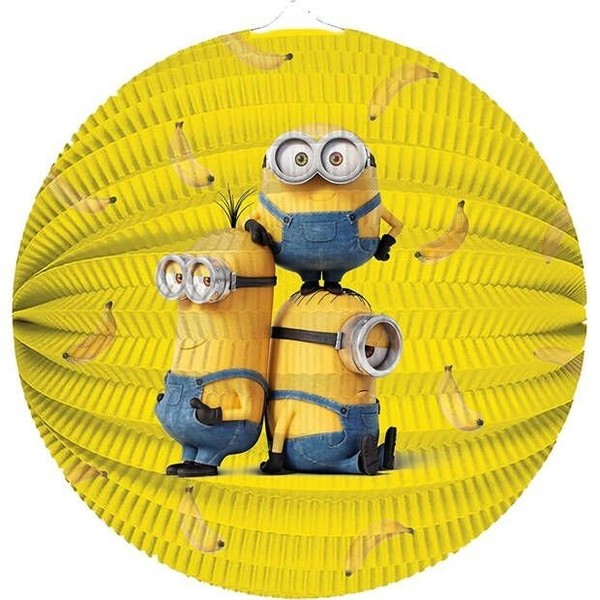 13189 Laterne St. Martin Die Minions Rund 25Cm Durchmesser Party Geburtstag-image