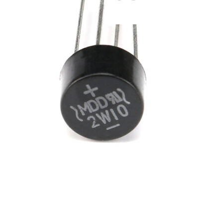 10/50/100pcs DIP 2W10 2A/1000V bridge rectifier silicon bridge rectifier