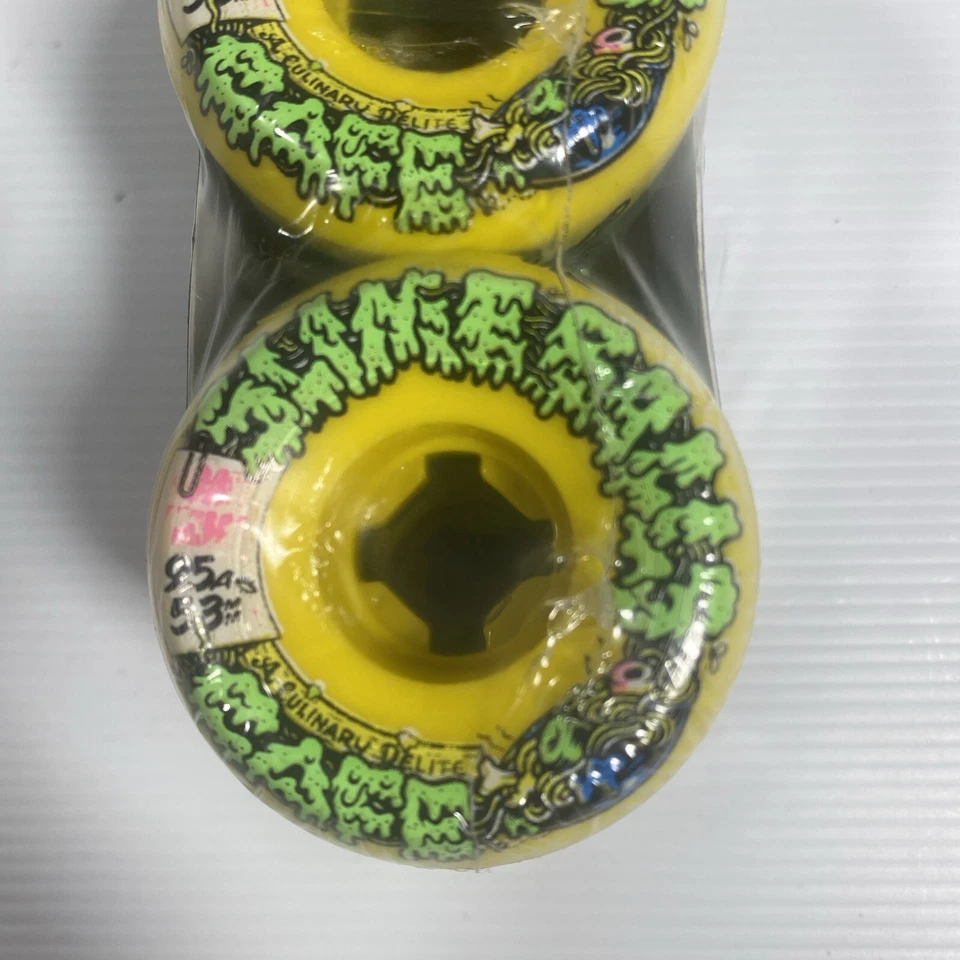 Slime Balls - Double Take Cafe Mini Vomit Skateboard Wheels 95a - 53mm Yellow - image 4 of 4
