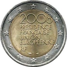 2€ FRANCIA 2008 PRESIDENCIA UE, CIRCULADA, EN BUEN ESTADO (leer todo el anuncio)