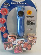3 in 1 Digital Camera PC Web  Video Camera Blue Up to 152 Photos Video Chat