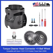 Torque Cleaner Head Connectorv-ball Wheel Kit For Dyson Outsize V15 V11 V10