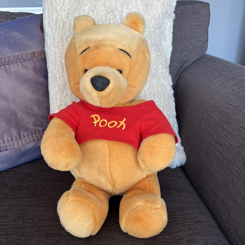 Vintage(1971) Purchased. Disney World Winnie the Pooh Soft Plush Toy 14” Approx - Picture 1 of 4