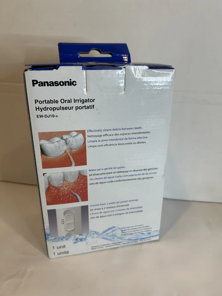 Panasonic EW-DJ10-A Portátil Alimentado por Batería Diente Dental Agua Hilo dental Nuevo Foto 2 de 4