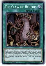 The Claw of Hermos - DRL2-EN013 - Secret Rare - 1st Edition NM Yugioh Dragons of