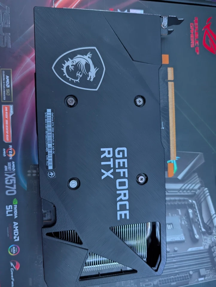 MSI GeForce RTX 3060 VENTUS 2X 12G OC Gaming Graphics Card 192 bit (4K) HDMI 2.1 - Image 3 of 4