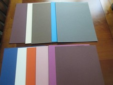 CREATIVE MEMORIES - 9 1/2 x 12 /12 TEXTURED -11 VARIOUS COLORS-53 SHEETS - NEW