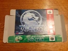 Mortal Kombat Mythologies: Sub-Zero N64 BOX AND MANUAL ONLY, NO GAME