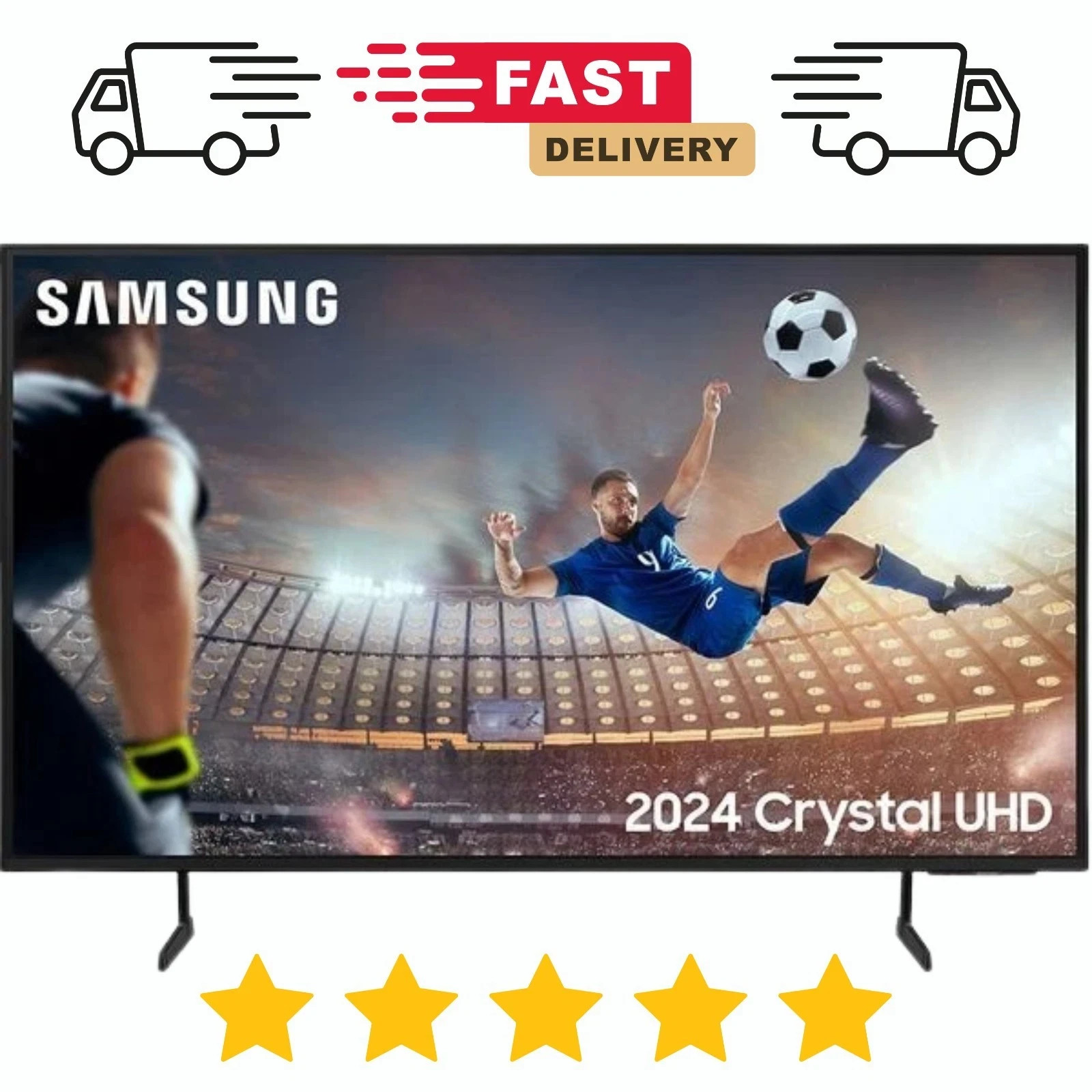 Samsung Smart 4K HDR TV UE55DU7100KXXU 55" LED Bixby Voice Control