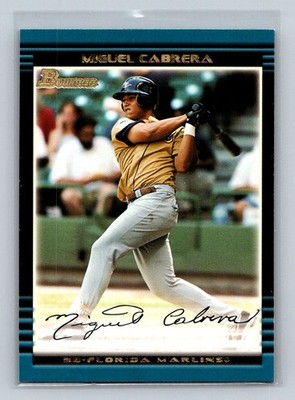 2002 Bowman Draft Picks & Prospects #BDP156 Miguel Cabrera