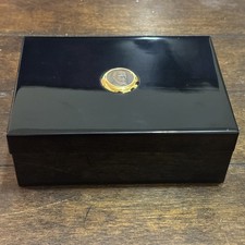 Genuine Rolex Cellini Vintage Black Wood Presentation Watch Box 50.00.09