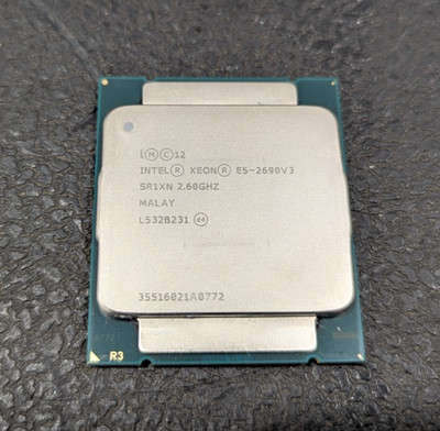 Lot of 10 Intel SR1XN Xeon E5-2690 v3 Processor 30M Cache 2.60 GHz FCLGA2011