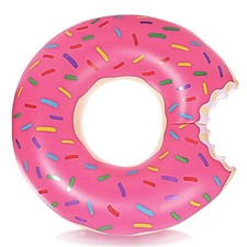 DMAR Donut Pool Float - Donut Tube Ring for Beach Pool