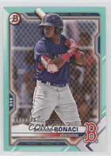 2021 Bowman Draft Aqua 61/199 Brainer Bonaci #BD-54 s3g