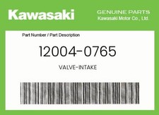 Kawasaki Genuine Valve-Intake - 12004-0765