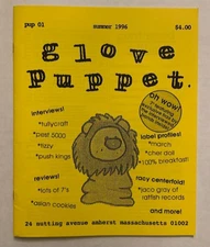 Glove Puppet zine n.1 Tullycraft Tizzy Push Kings March Records indie no 7" 1996