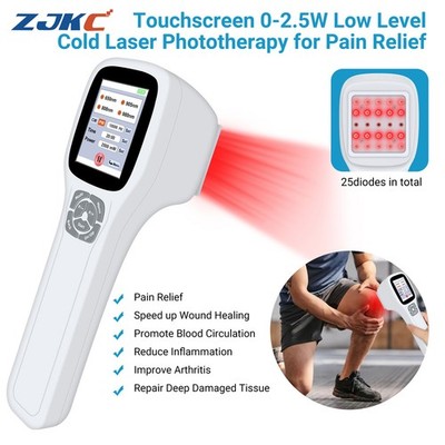 ZJKC 2.5W Low Level Cold Laser Physical Therapy For Pain 650nm+808nm+905nm+980nm