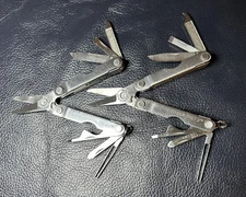 Leatherman MICRA Multi-Tool - Stainless Steel - Lot of 2