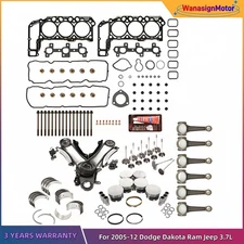 Engine Rebuild Kit - Piston ConRod Timing For 2005-12 Dodge Dakota Ram Jeep 3.7L
