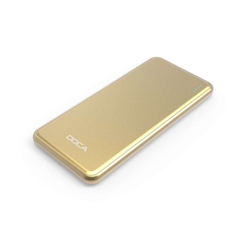 Batterie externe 5000 mAh noire ultra-compacte pour smartphone