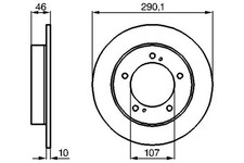 2x Bremsscheibe BOSCH 0 986 478 377 für SUZUKI SJ410 OS SAMURAI SJ413