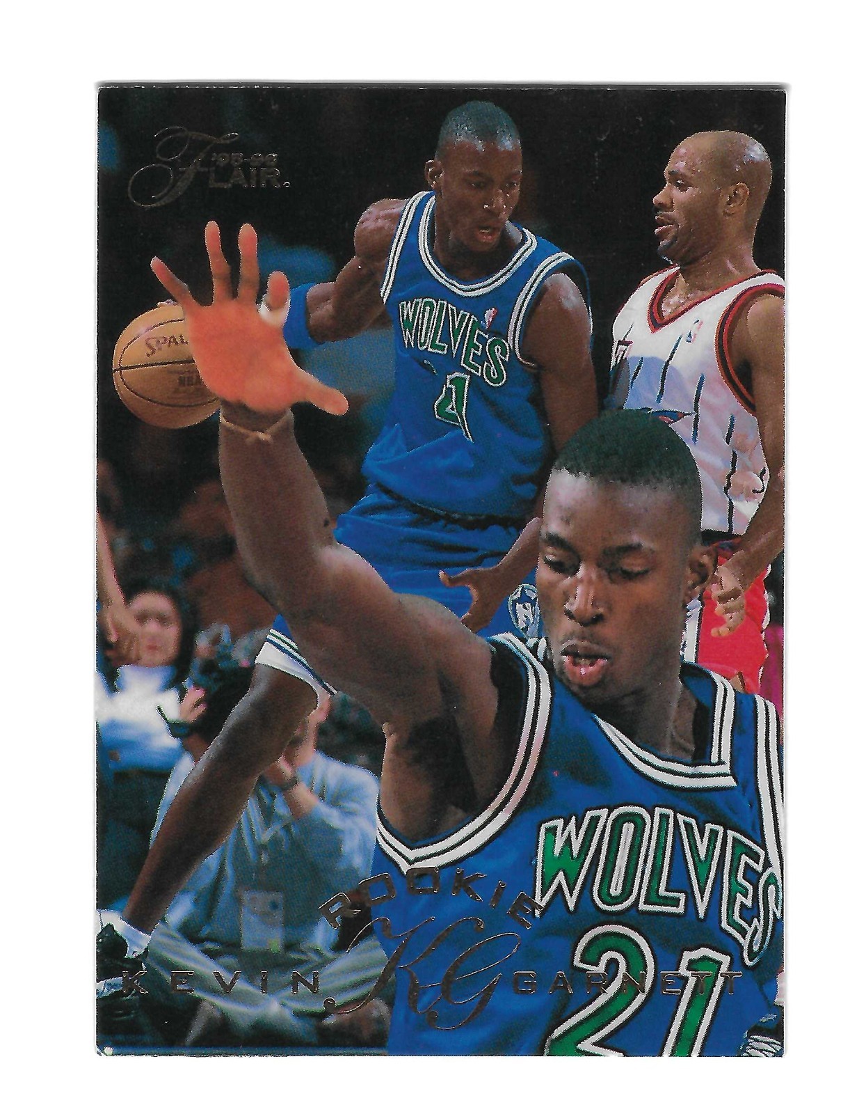 KEVIN GARNETT 1995-96 FLAIR ROOKIE RC #206 $25.00 MINNESOTA TIMBERWOLVES