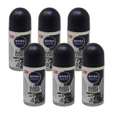 6 Pack NIVEA Men Invisible Deodorant Black White Power 50ml