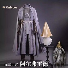 Bloodborne Alfred Cosplay Costume Full Set Halloween Party Outfit Men