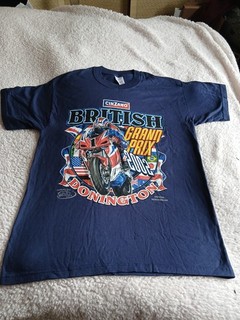 British Grand Prix T Shirt Donington 2002 Navy