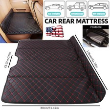 Non Inflatable Car Mattress Folding SUV Portable Camping Sleeping Backseat Bed