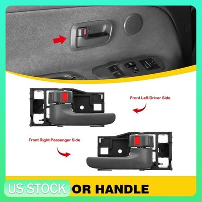 2X Front Left+Right Inner Inside Door Handle Black For Toyota Tundra 2000-2006