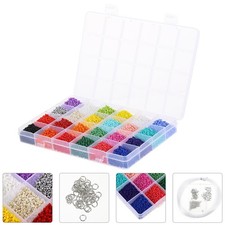 Glass Beads Jewelry Accessories Loose Round Beads for DIY Crafting