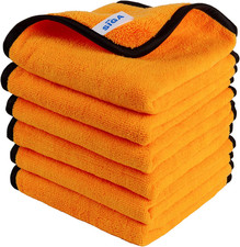 Professional Premium Microfiber Towels for Household Cleaning and Car Washing, D