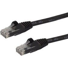 Image of Startech 100Ft Cat6 Ethernet Cable Black Snagless Gigabit 100W Poe Utp 650Mhz Ca