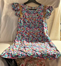 Cat  Jack Colorful Heart Pattern Dress Girls Size 7